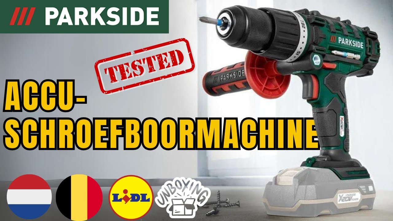 ACCU-SCHROEFBOORMACHINE Parkside PSBSA 20-Li C3 DUTCH NEDERLANDS  BELGIUM LIDL