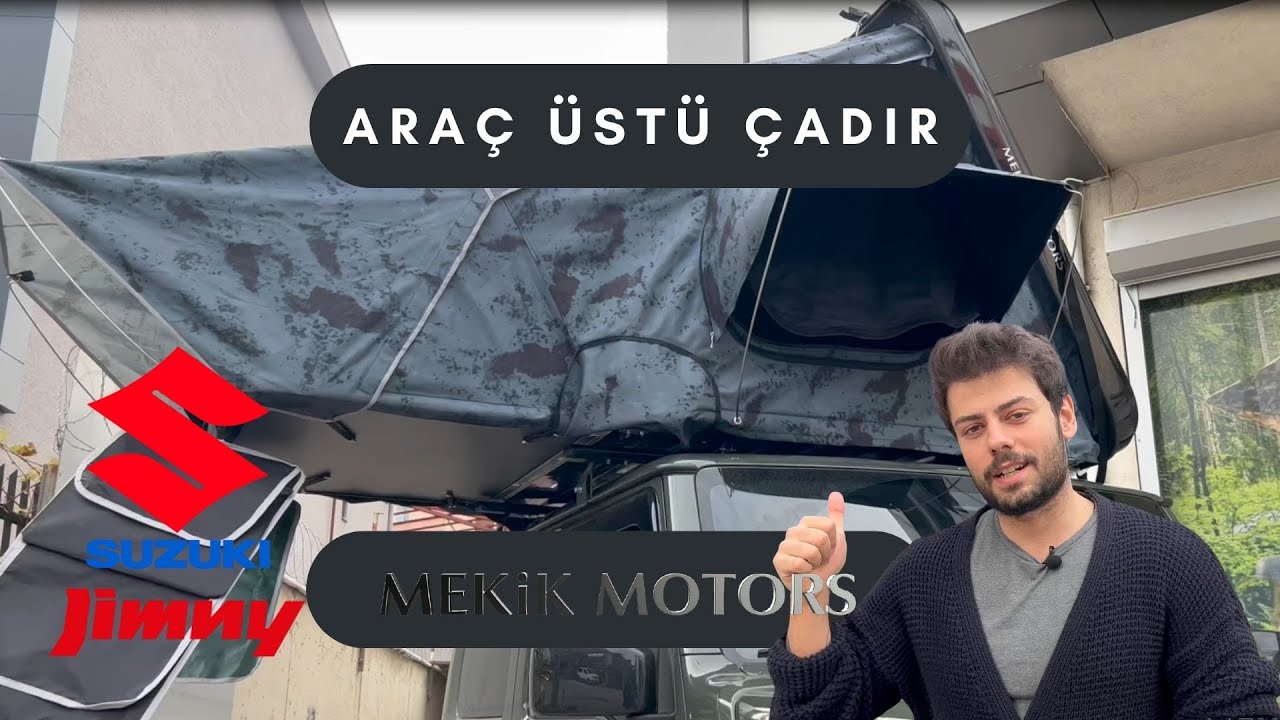 Suzuki Jimny Araç Üstü Çadır - Air Camp Mini - Mekik Motors 0850 346 9065