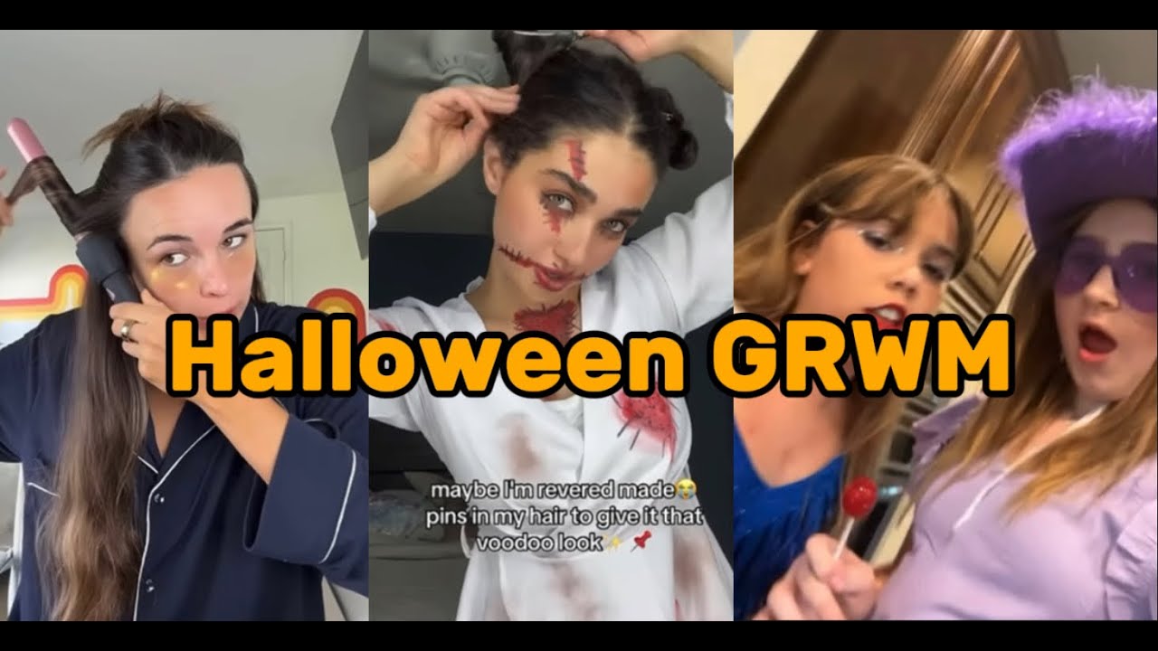 Grwm for Halloween 🎃 Compilation 🖤🧡🖤🧡