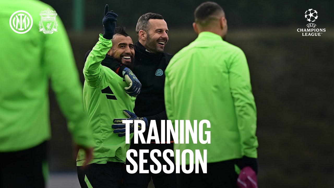 INTER vs LIVERPOOL | PRE-MATCH TRAINING SESSION | 2021-22 UEFA CHAMPIONS LEAGUE ⚫🔵