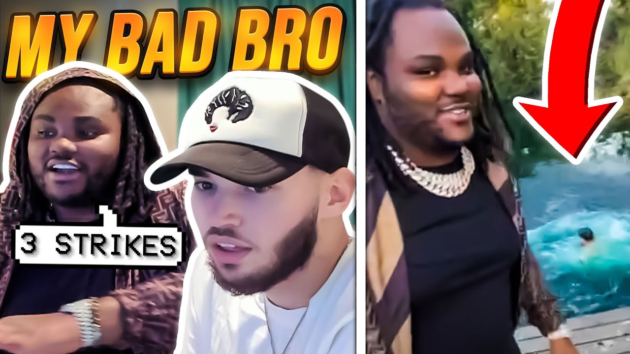 Tee Grizzley THROWS Adin Ross in a LAKE for being SUS...