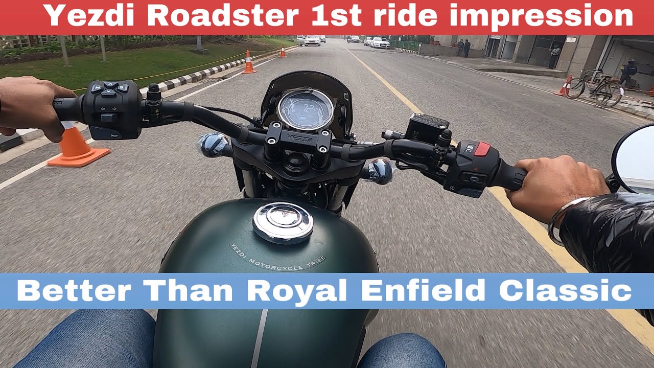 Yezdi Roadster Test Ride | Real cruiser #yezdi