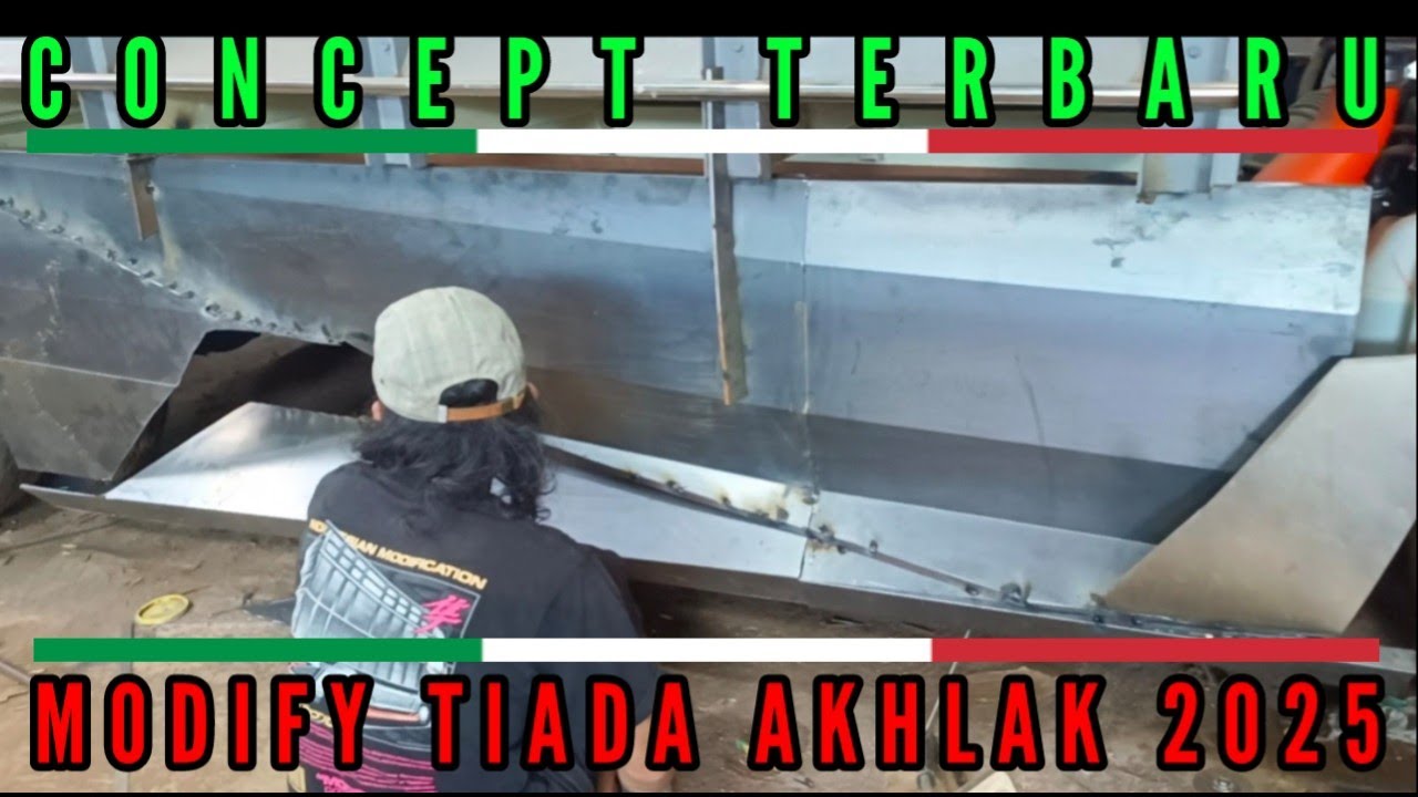 Proses Pembuatan Pengaman Samping Truck Giga Dengan Mengambil Tema Mobil Sport