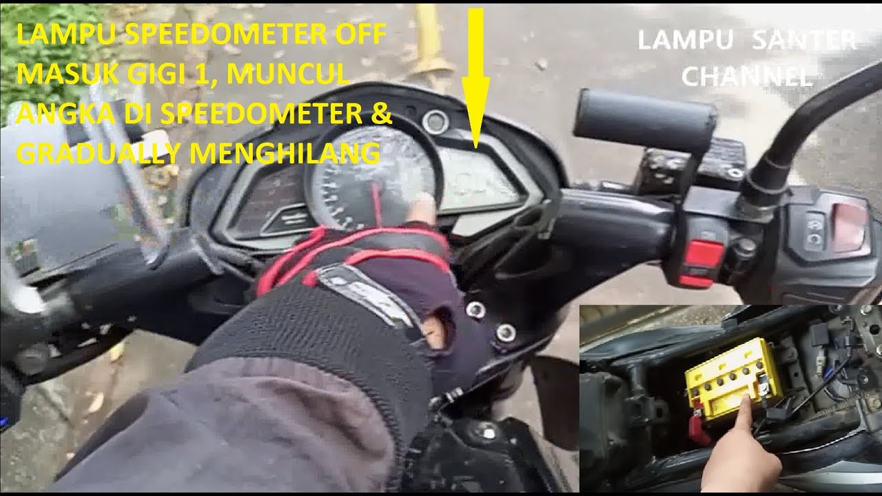Mengatasi Speedometer Pulsar NS200 OFF Tanpa Harus Buka Batok Lampu Depan