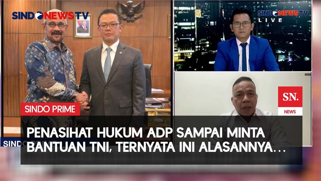 Penasihat Hukum ADP Ungkap Alasan Minta Bantuan ke TNI | Sindo Prime | 09/09