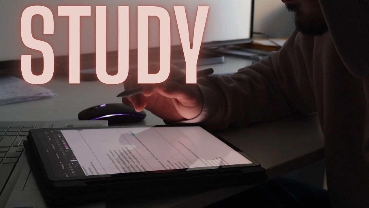 1H STUDY WITH ME  | calm music | DeepFocus | Productivity | No Pause