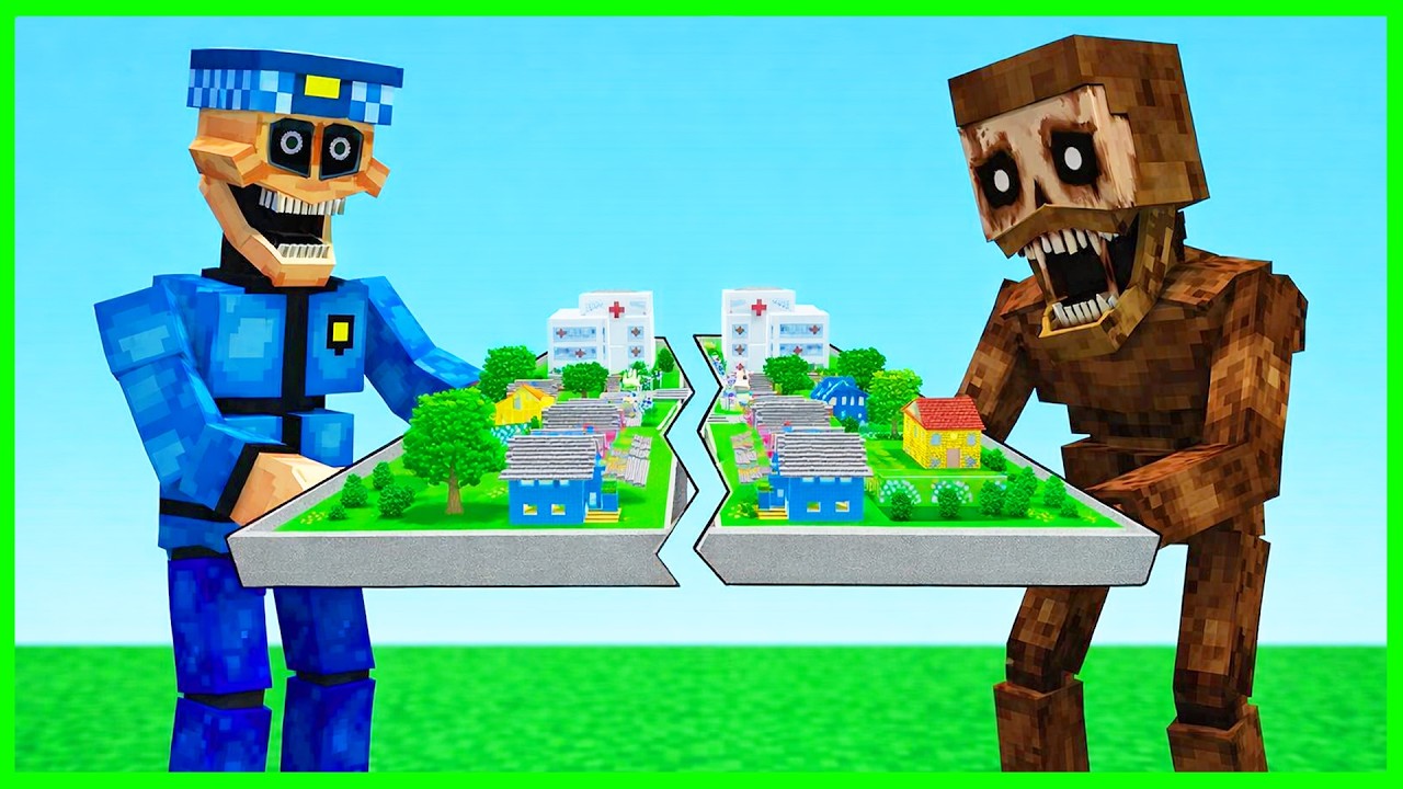 CANAVAR KEREM KOMİSER VE FAKİR ŞEHRE SALDIRDI! 😱 - Minecraft ZENGİN FAKİR HAYATI