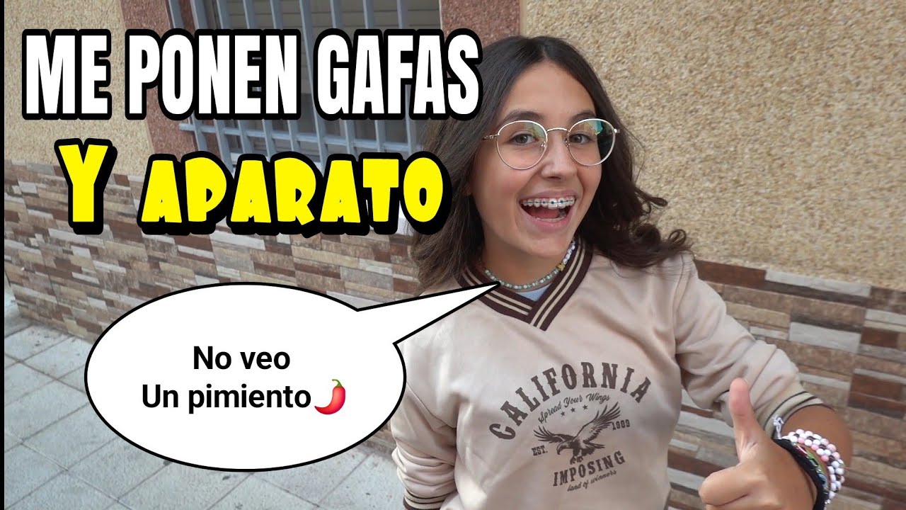 ME PONEN GAFAS y APARATO 🤓 AHORA ESTOY FEA🫣🫣😔