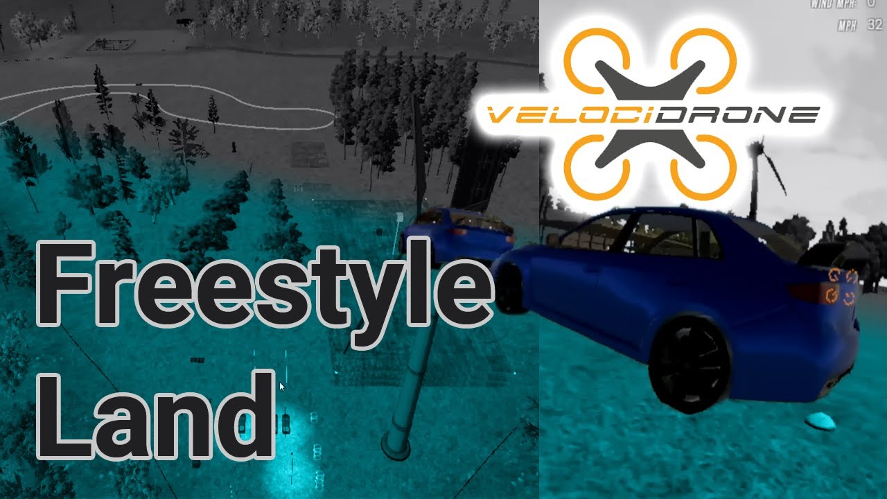 Escenario para practicar Freestyle en Velocidrone