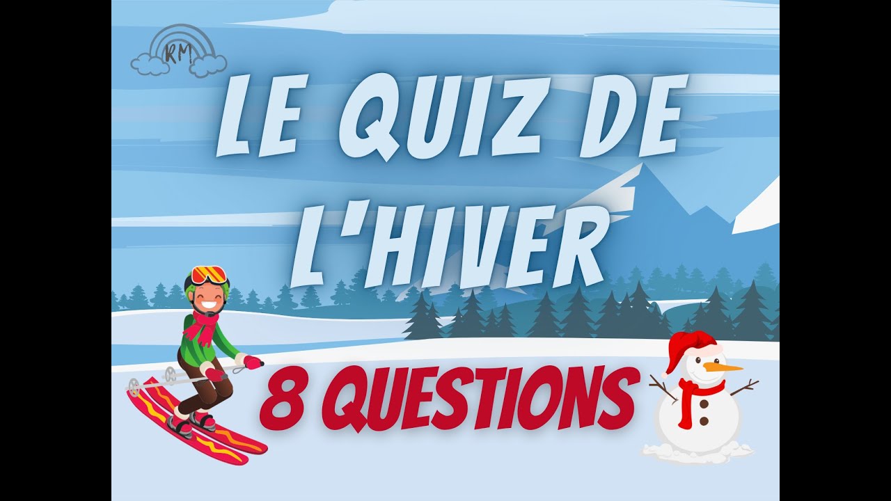 Le vocabulaire de l’hiver [Le quiz des petits]