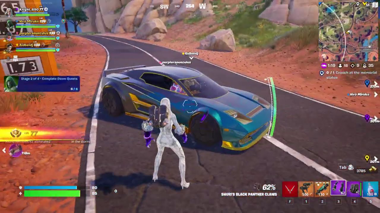 Fortnite PS5 C5S4 Gameplay Squad Zero Build Victory Royal 2024 09 05