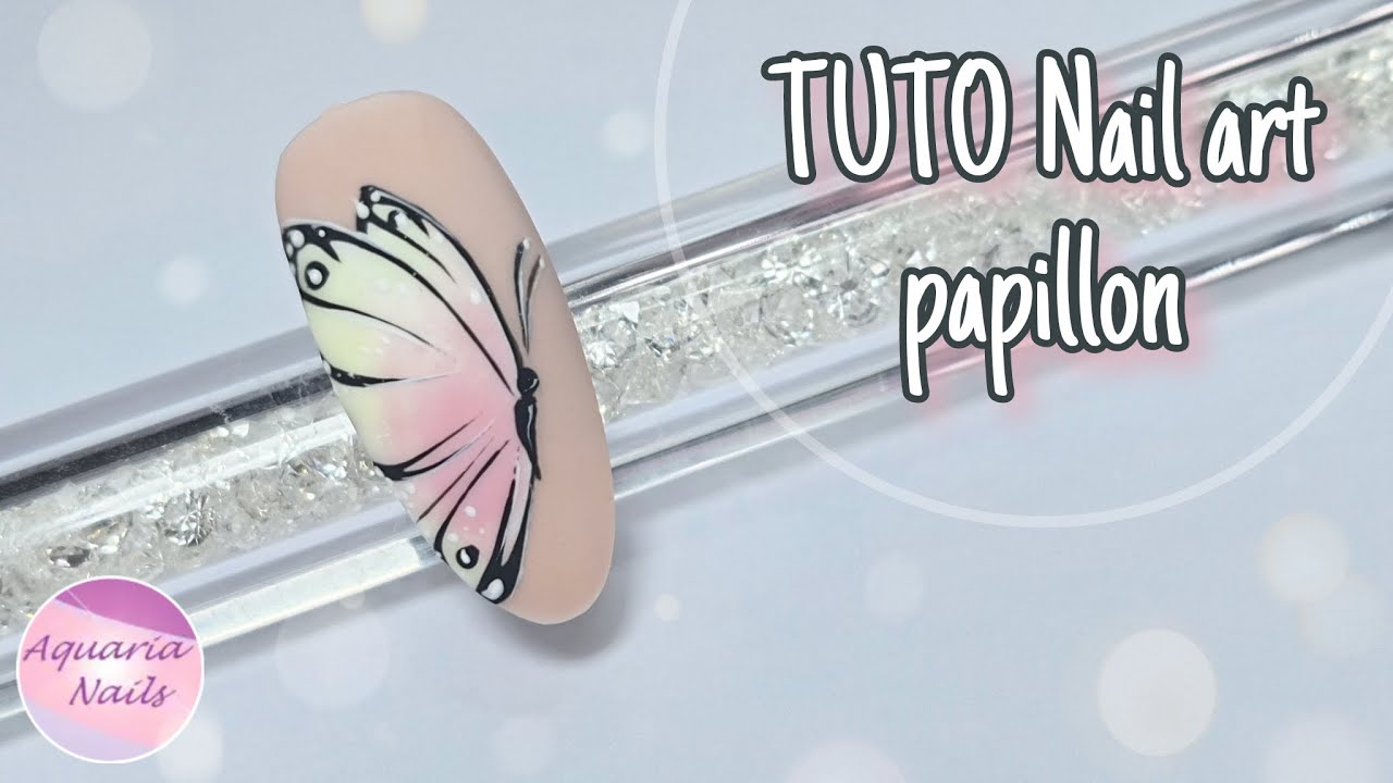 TUTO nail art papillon