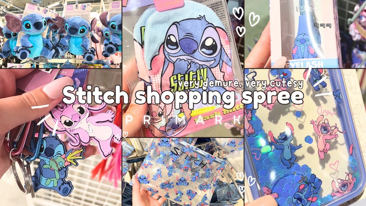 [Ep1] HUGE & pretty Stitch shopping spree at PRIMARK 💙✨