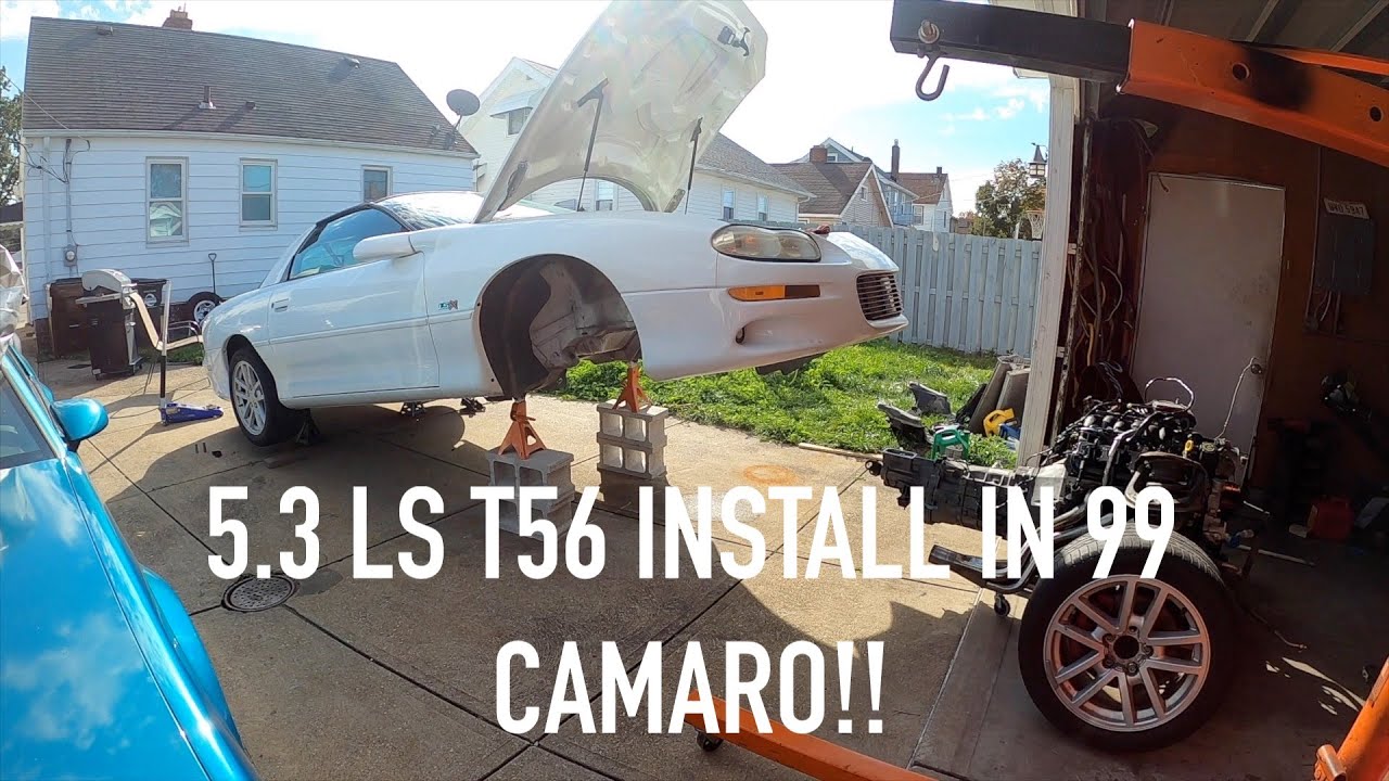 5.3 AND T56 GETS INSTALLED IN MY 1999 CAMARO!