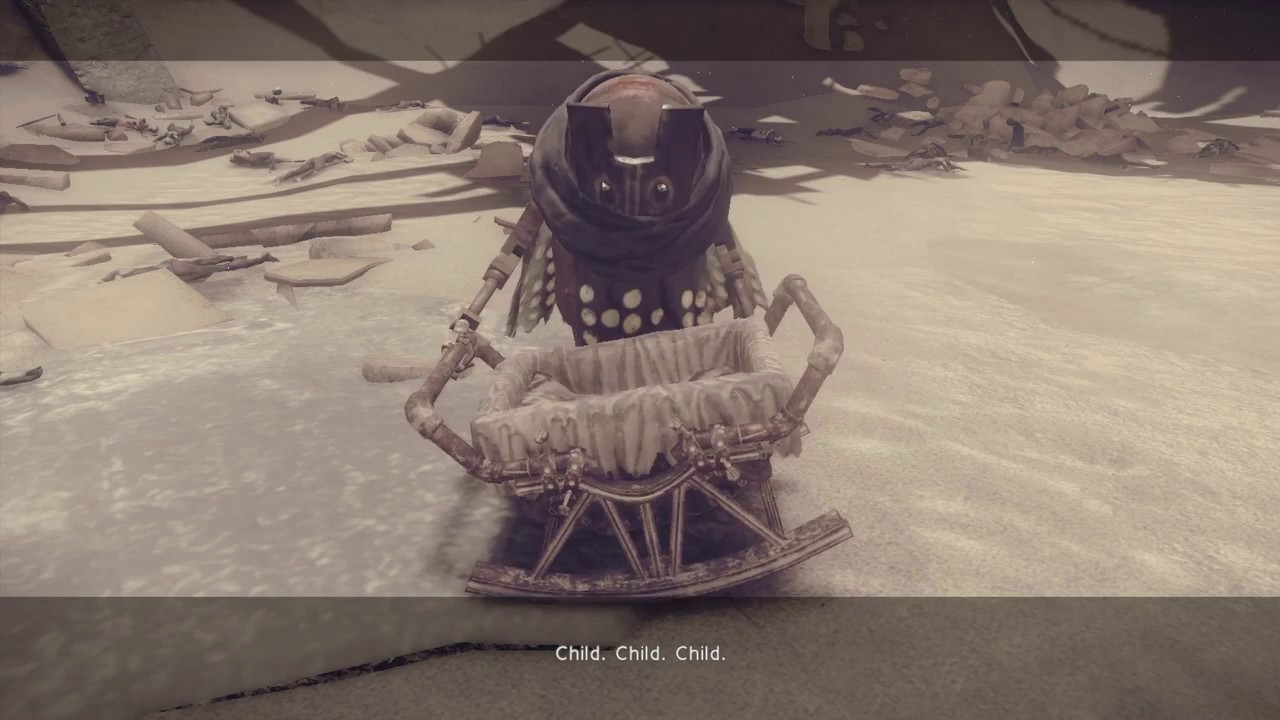 NieR: Automata - Boss Fight Gameplay: Adam (First Fight)