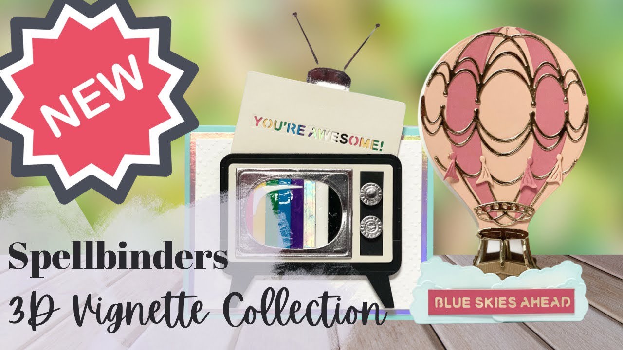 NEW! @spellbinders 3D Vignette Collection by @beccastamps