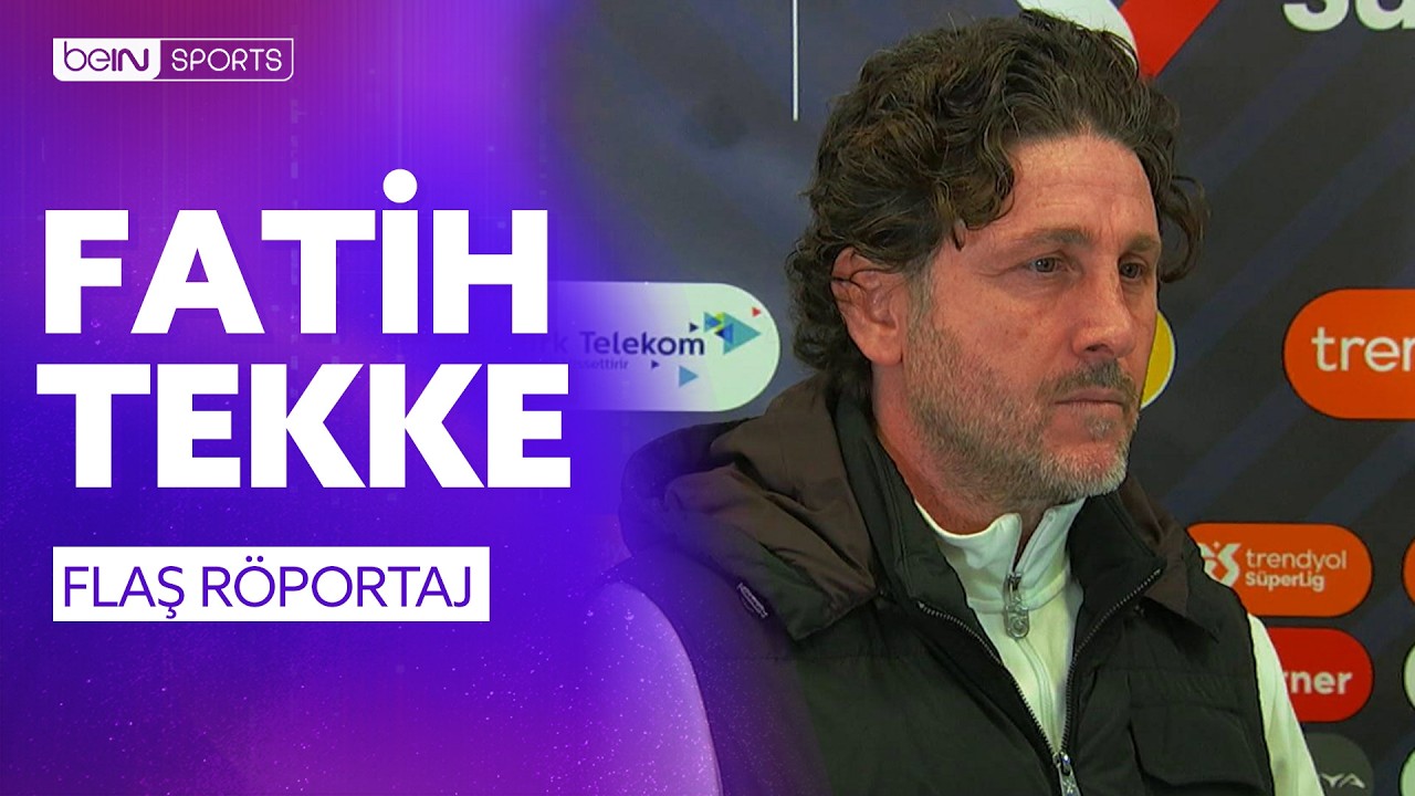Kayserispor - Trabzonspor Ma&ccedil; Sonu Teknik Direkt&ouml;r Fatih Tekke'nin A&ccedil;ıklamaları