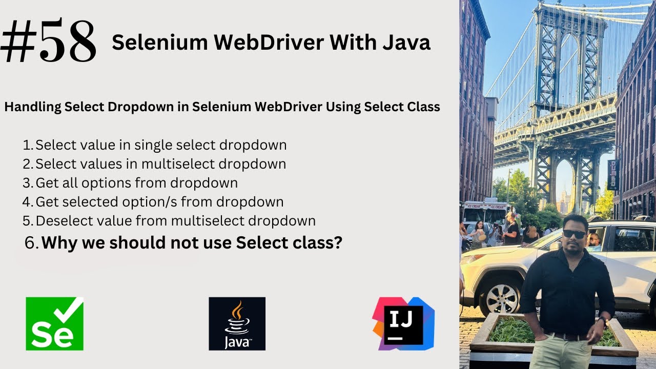 #58. Handling Select Dropdown in Selenium WebDriver Using Select Class| Why Avoid Using Select Class