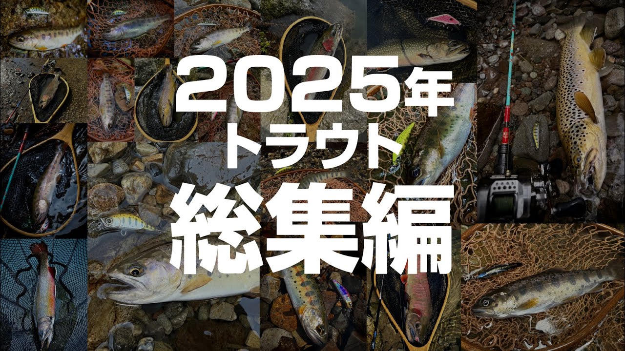 【のんびり釣りタイム】2025年トラウト総集編