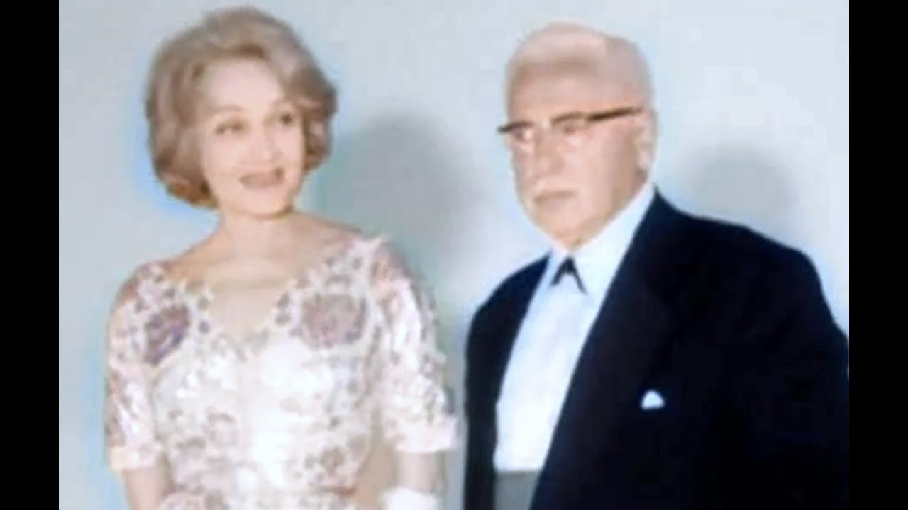 Marlene Dietrich & Josef von Sternberg Reunion in Digital Colour (Plus Rare 