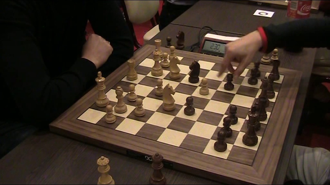 GM Vitiugov Nikita - IM Plat Vojtech, Trompowsky attack, Blitz chess