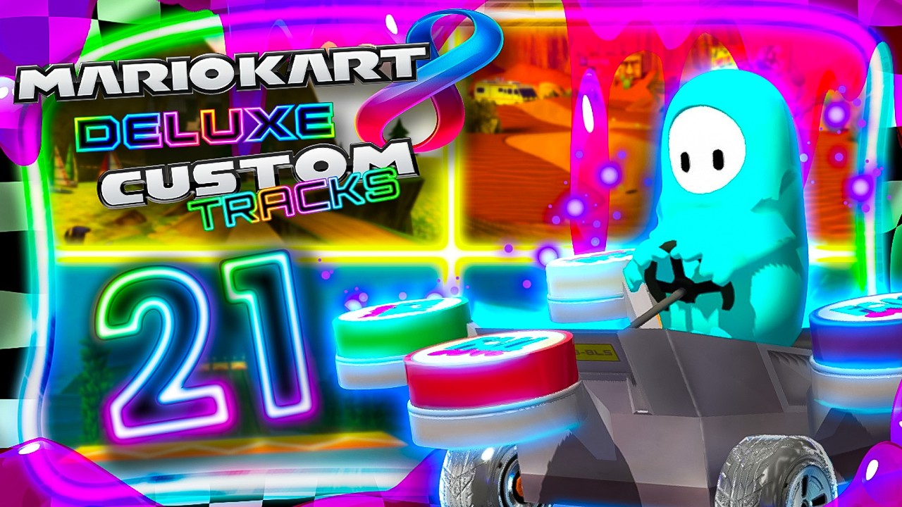 MARIO KART 8 CUSTOM TRACKS 🏁 #21: Fall Guys im Kapsel-Cup