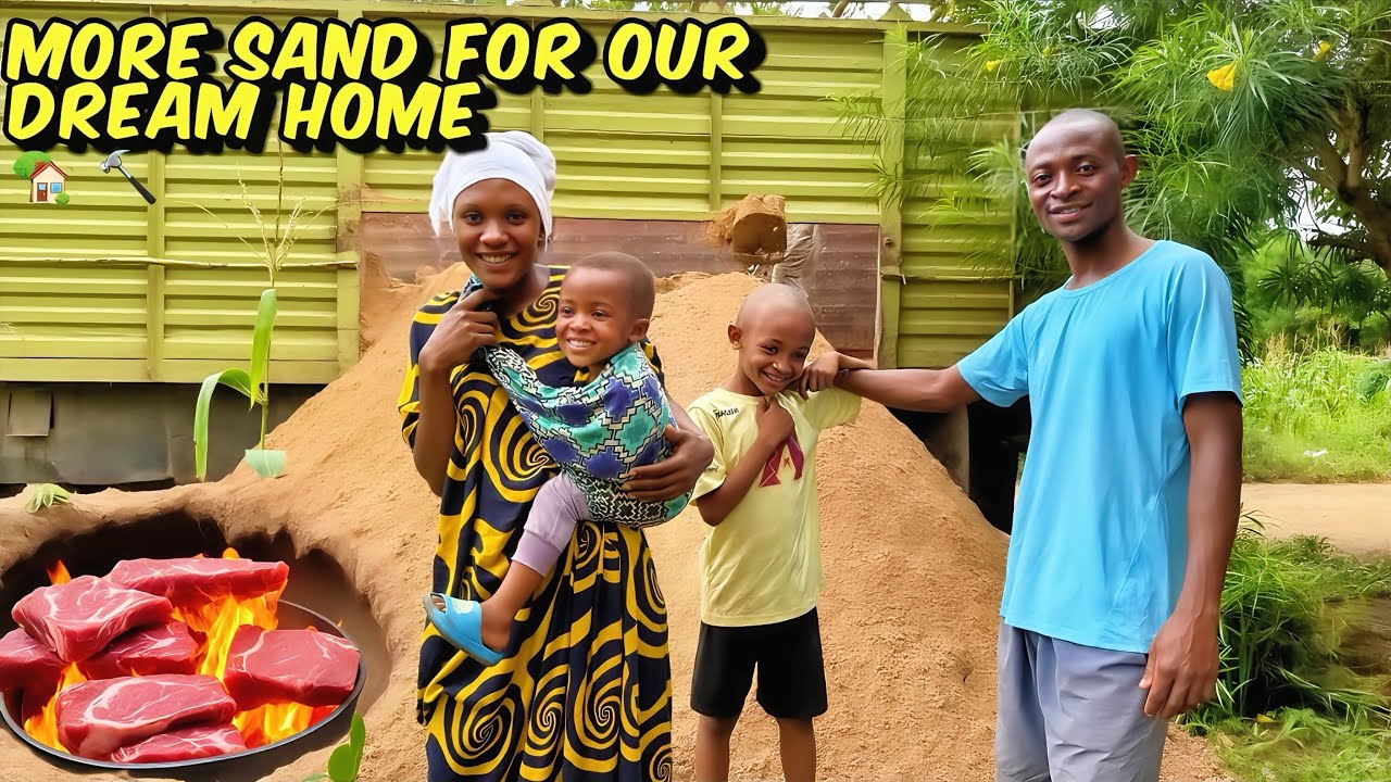 We bought Truckloads of Sand for Our Dream Home🏗️Then Dug a Tandoor & Cooked the Richest Beef Stew🔥🍲