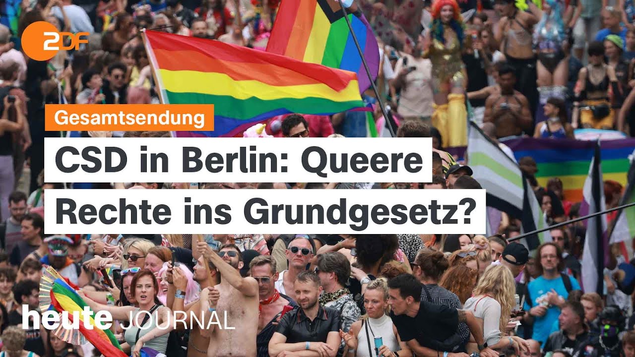heute journal vom 27.07.2024 CSD in Berlin, Raketeneinschlag Israel, Wahlen in Venezuela