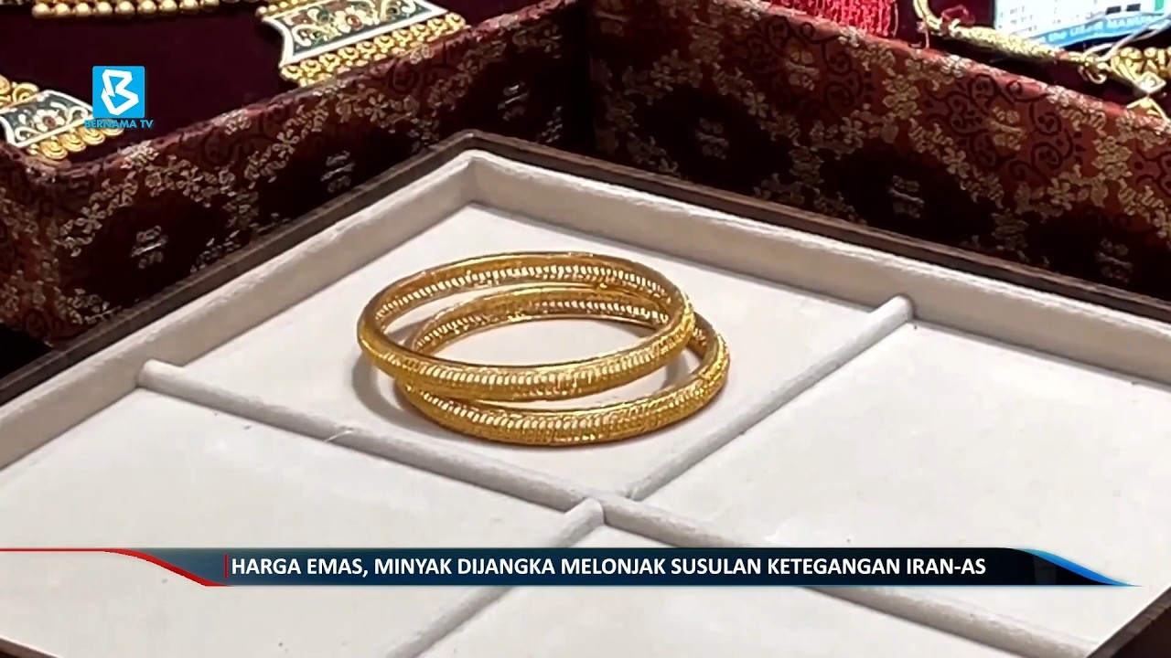 Harga emas, minyak dijangka melonjak susulan ketegangan Iran-AS
