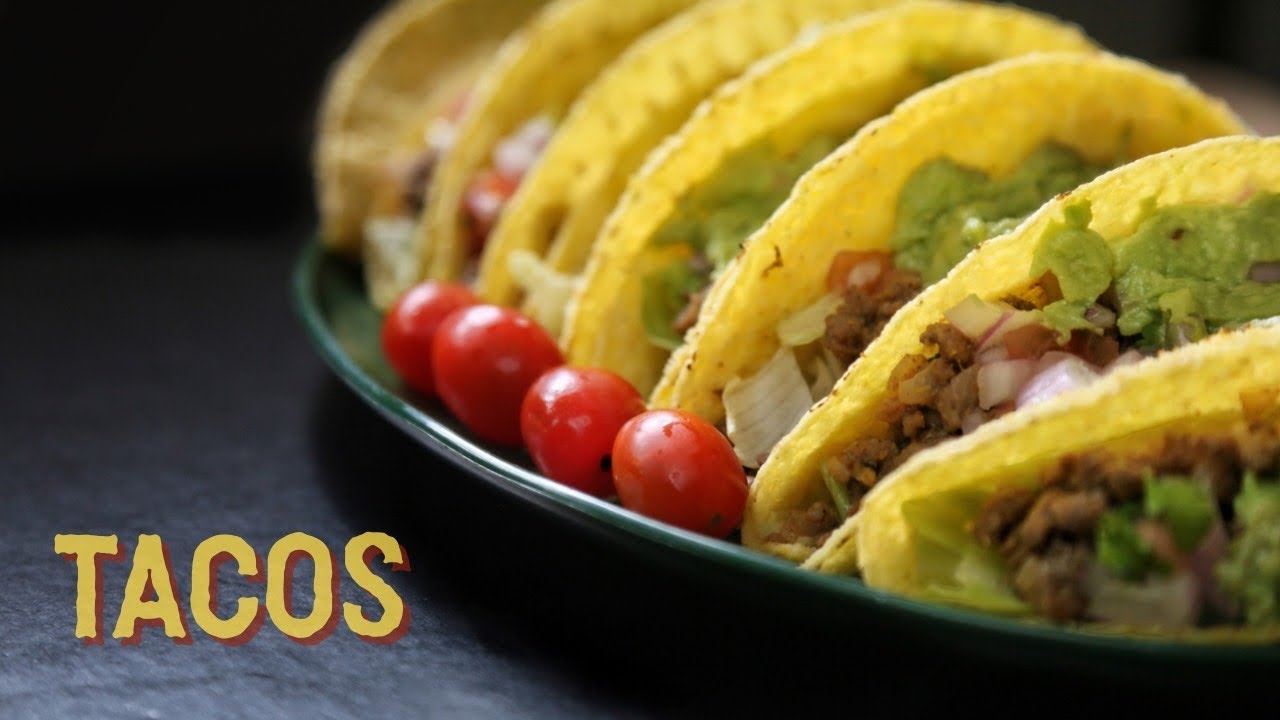 Tacos Recipe |  Beef Tacos with Homemade Guacamole & Salsa | Mexican Beef Tacos