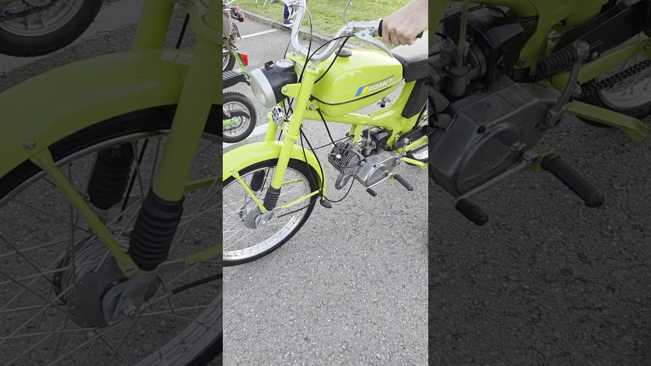 Limonkowy Romet Ogar 205 odpalanie dźwięk silnika #shorts