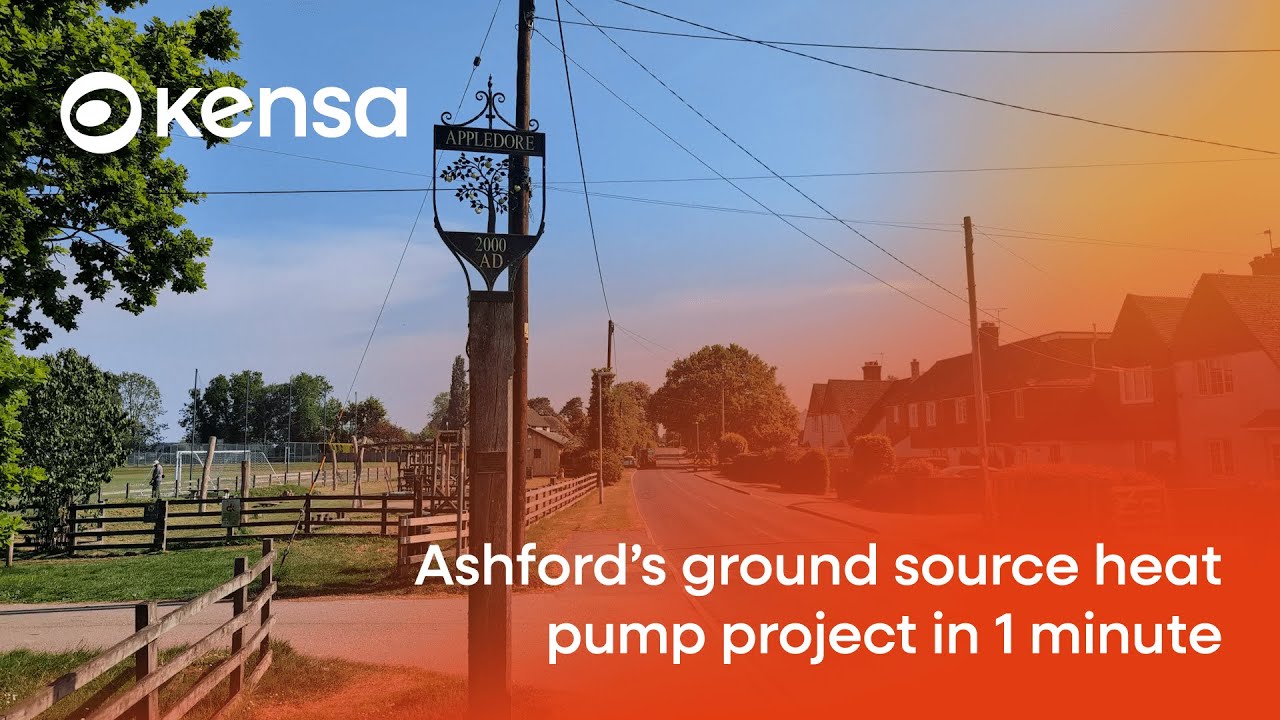 Ashford’s ground source heat pump project – in just 1 minute