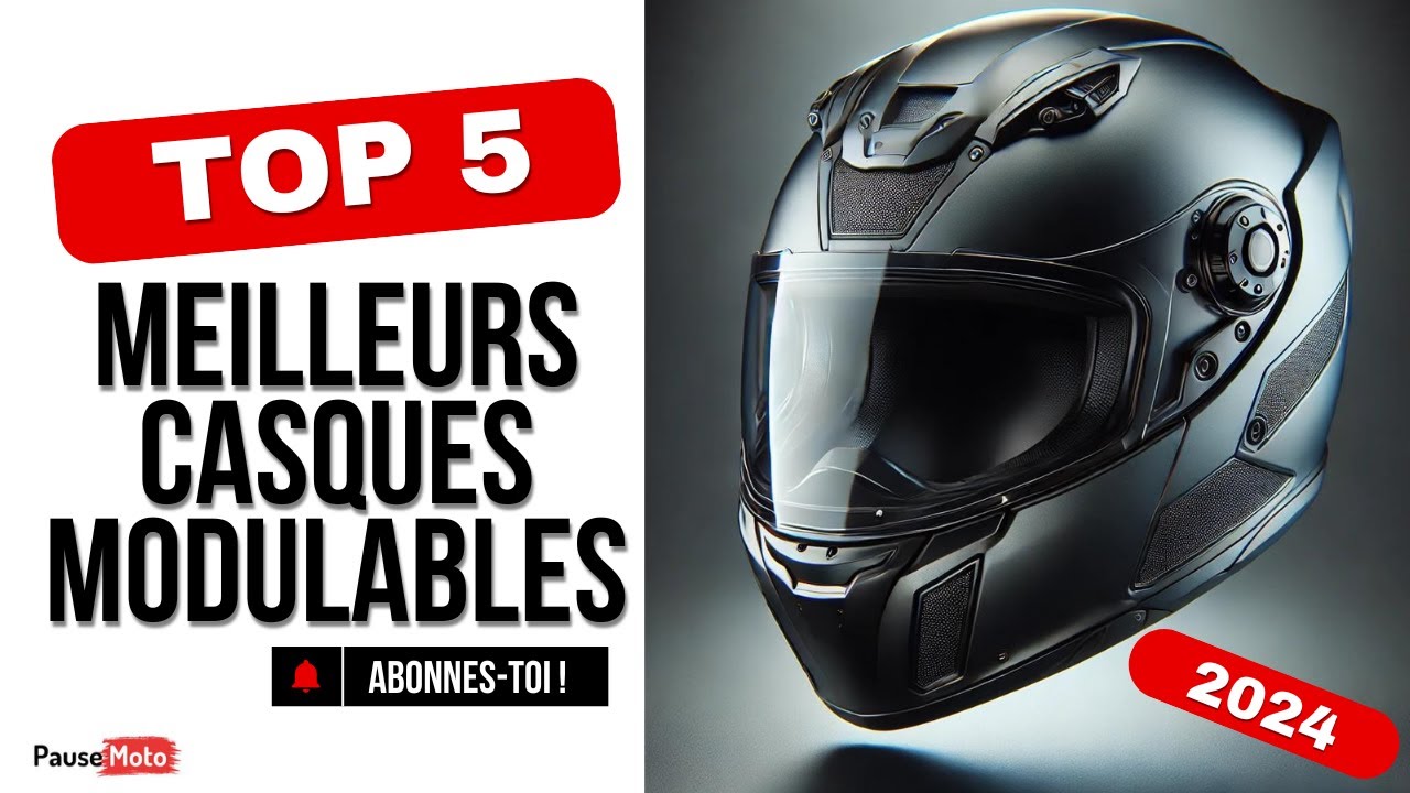 Meilleurs casques modulables à moto - TOP 5