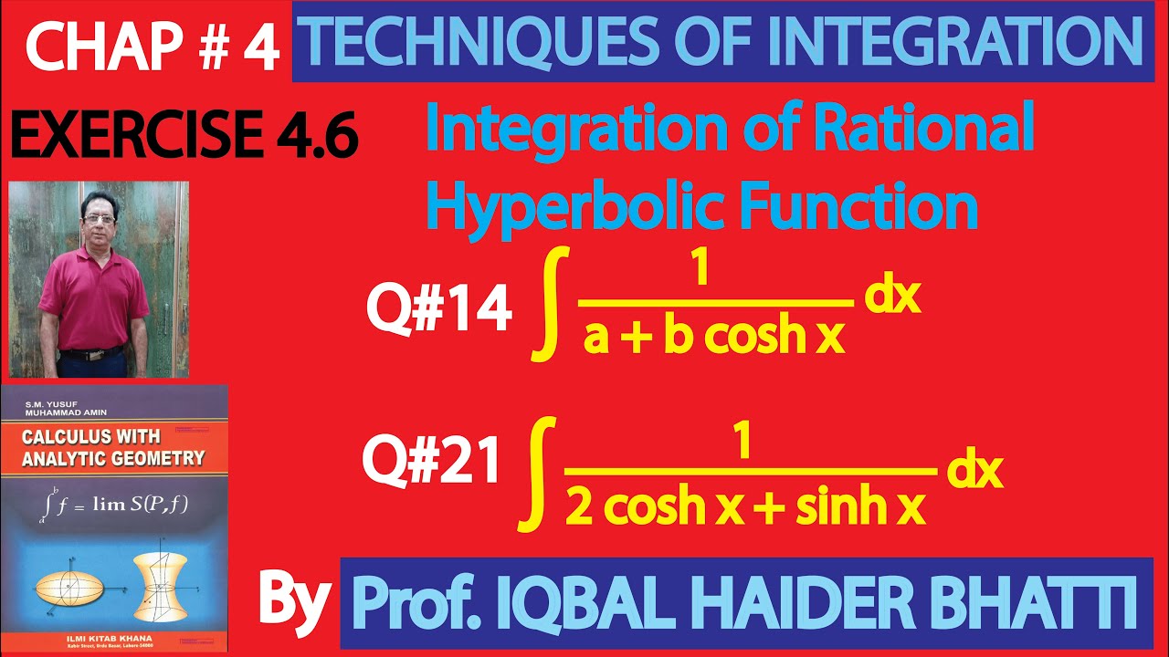 Ch# 4 |Techniques of integration| EX 4.6 Q14 & 21|Calculus & Analytic Geometry by SM Yusuf Lec45