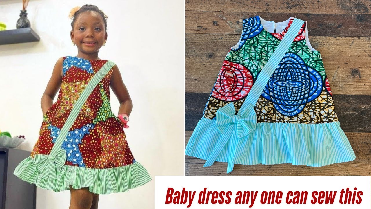 ANYONE CAN SEW THIS ADORABLE DRESS | STEP BY STEP TUTORIAL | BEAUTIFUL WAYS TO DESIGN YOUR DRESS