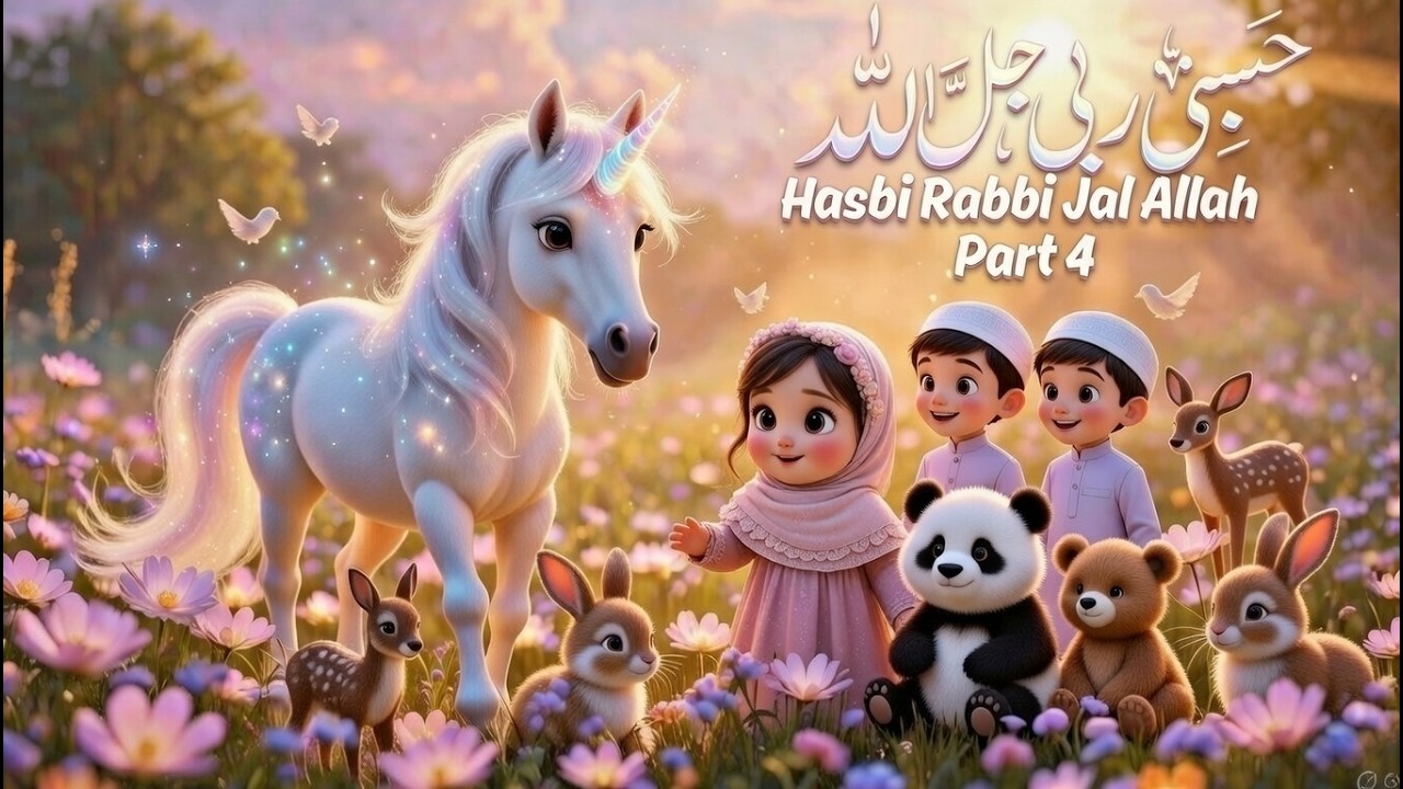 Hasbi Rabbi Jallallah | Beautiful Islamic Naat for Kids | New Style Nasheed