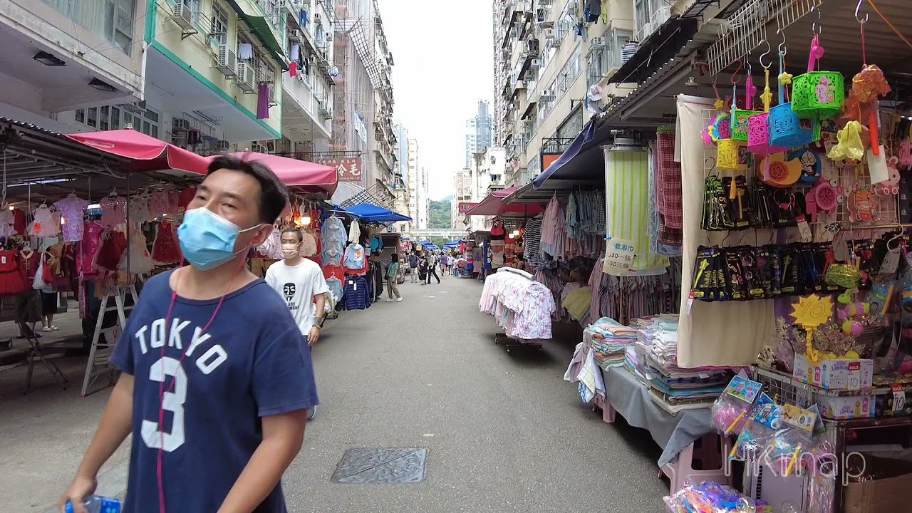 2021-Sep-13 #香港聲音 旺角街市•午市 #HongKongSound × #HongKongWalk @ Mong Kok Street Market in noontime