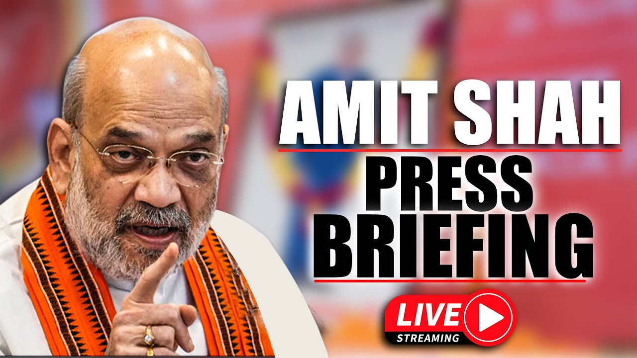 LIVE: Amit Shah Press Conference | BJP | Congress | Parliament | B.R.Ambedkar | &lsquo;Fashion&rsquo; Remark