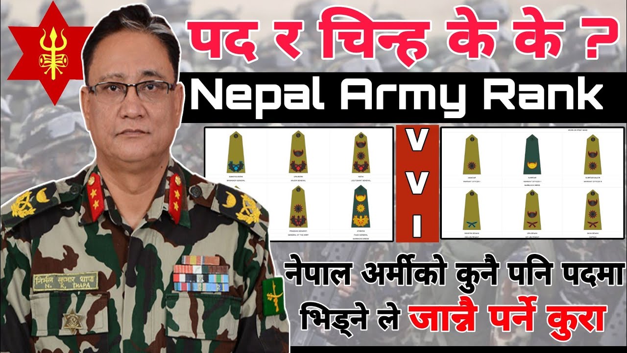 Nepal Army Rank and Structure Detail // Gorkhali // Nepal Army