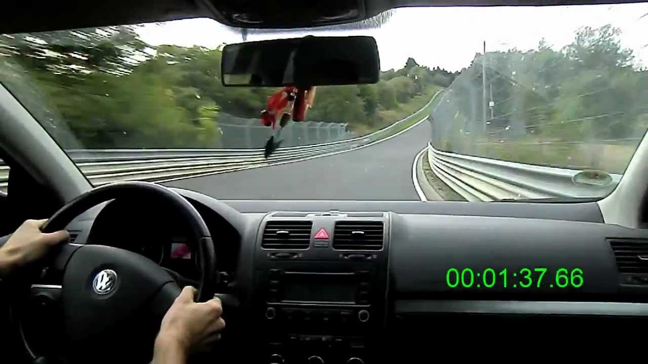 Nordschleife VW Golf V 140 PS TDI BTG Rundenzeit 9:39 min