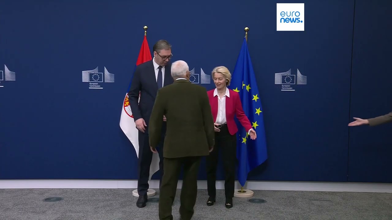 Serbia's President Vučić caught on hot mic: 'I received a message from Moscow'