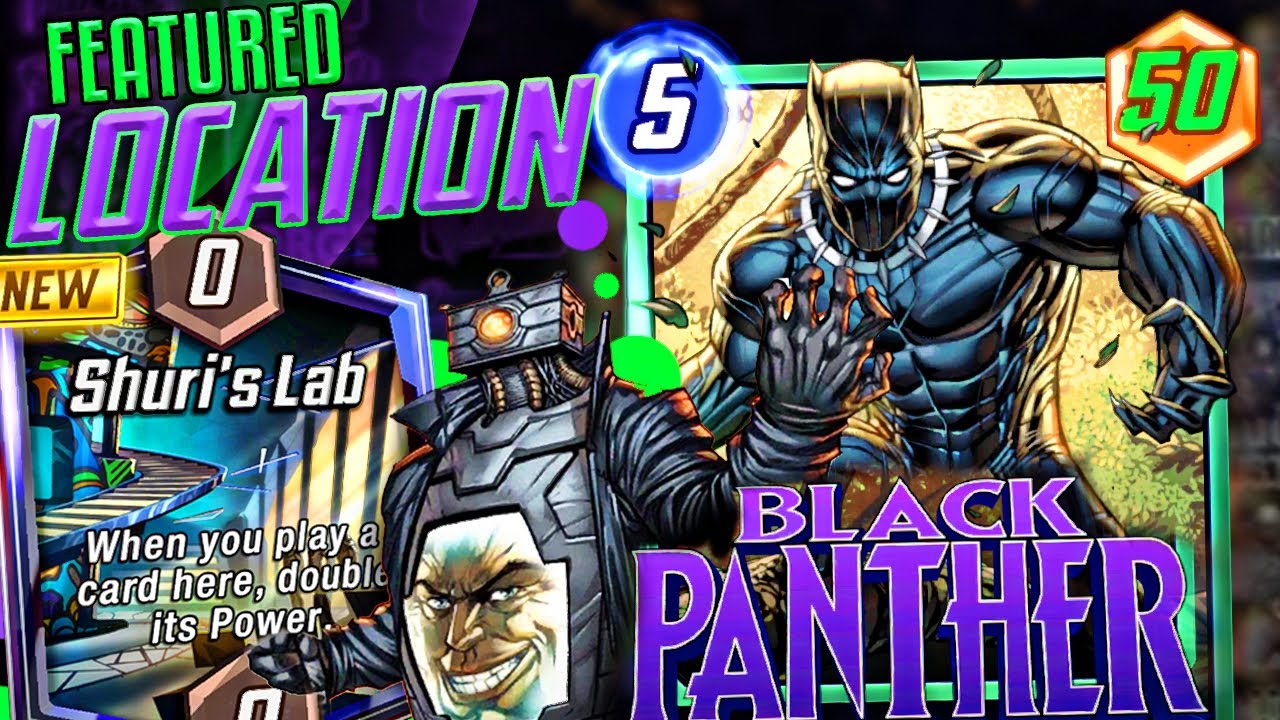 NEW DECK for SHURI'S LAB (Featured Location) in MARVEL SNAP