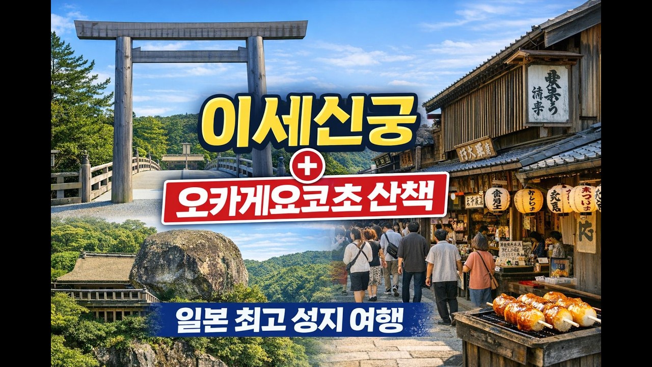 이세신궁｜일본 최고 성지와 오카게요코초 산책 코스