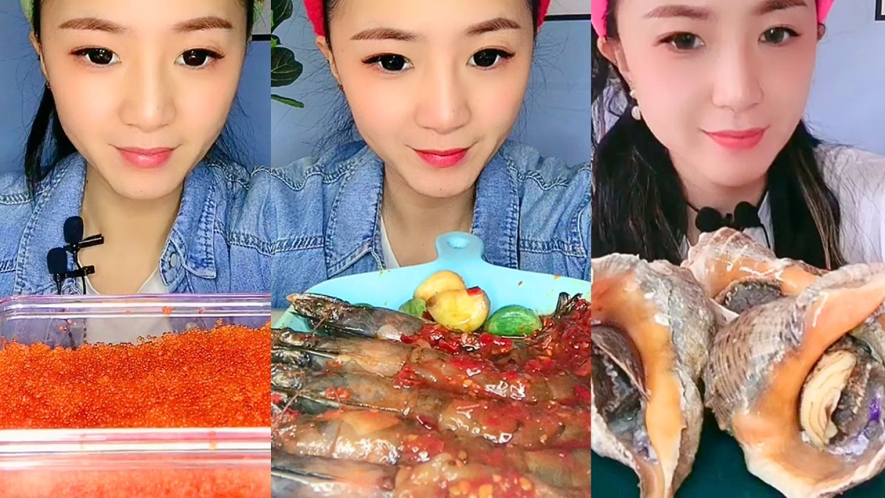 Satisfying Eating Sounds with Colorful ASMR Crunchy Mukbang Compilation #241