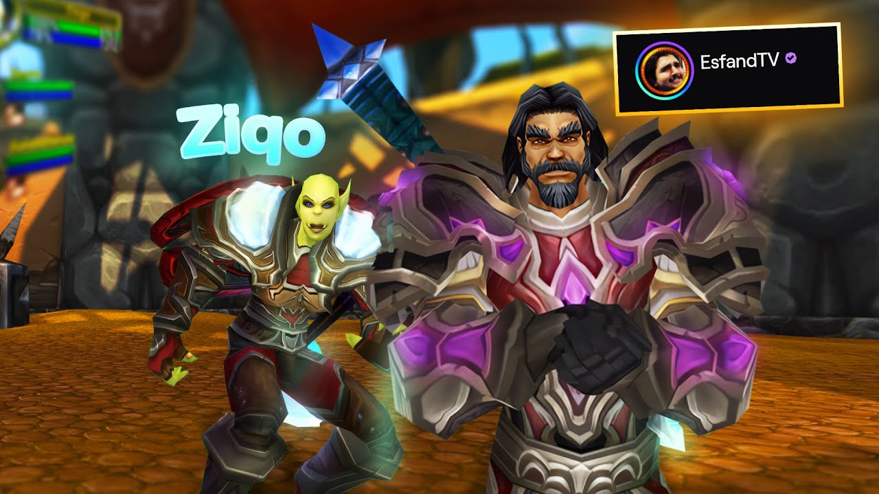I Asked @Esfand To Play TBC Arena With My SHAMAN (I Have Never Played This Before)