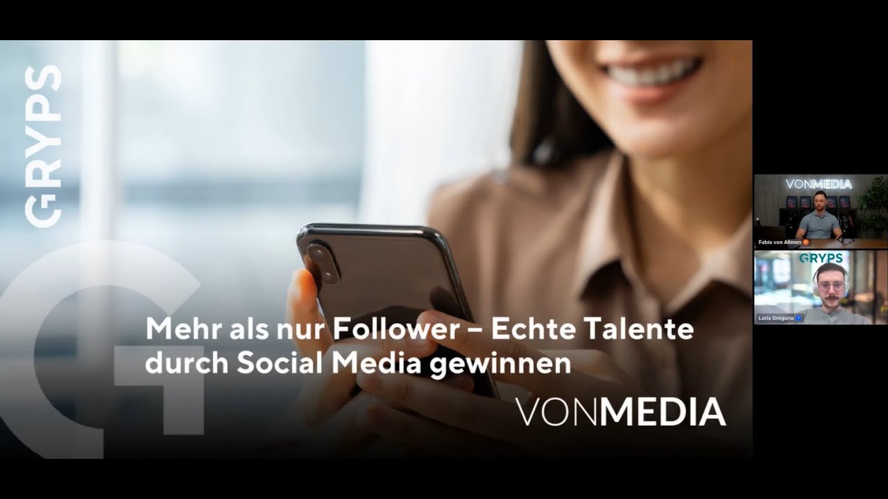 Mehr als nur Follower – Echte Talente durch Social Media gewinnen | Webinar