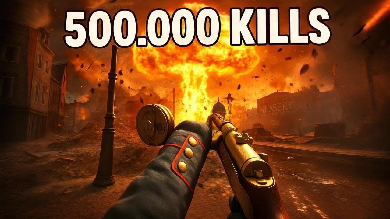 What 500.000 KILLS Looks like in Battlefield 1