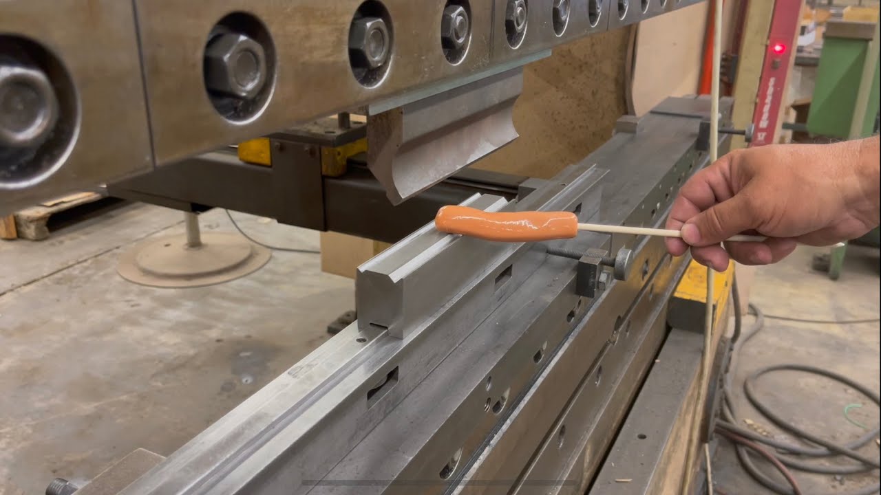 What would happen if your finger got caught in the press brake