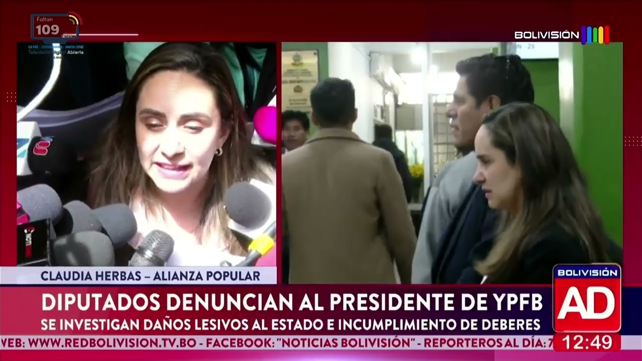 Vicepresidente denuncia sobreprecio en compra de crudo y diputados presentan denuncia contra YPFB