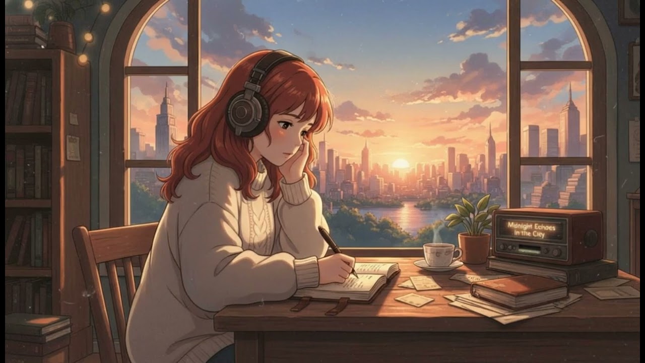 Midnight Echoes in the City - Nostalgic Lofi Hip Hop Mix [85 BPM]